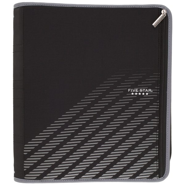 Five Star Xpanz 3 Ring Zipper Binder, 2", 380 Sheets