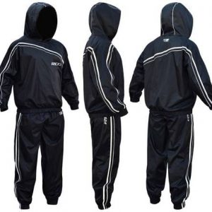 RDX Nylon Medium Sauna Sweat Suit – Black