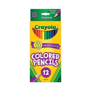 Crayola Colored Pencil Set in Assorted Colors, 12 Count