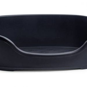 Petface Black Plastic Dog Bed – Small