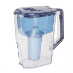 2.5L 3 Stage Portable Alkaline Water Pitcher Water Filter Purifier Filtration Jug Kettle Tool