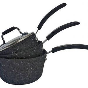 Scoville 3 Piece Non Stick Aluminium Pan Set