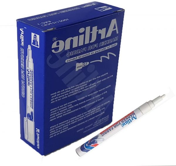 Artline White Marker For Fabric (12)