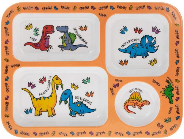Lesser & Pavey Dinosaur Plate Tray, Melamine