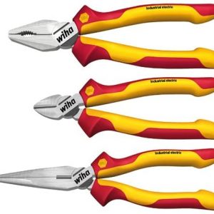 Wiha 38637 Z 99 0 001 09 Pliers Set Industrial Electric, 3 Pieces German Electrical Engineering Association