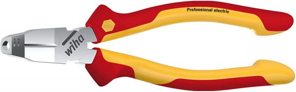 Wiha Z14117006SB Professional Electric Installation Plier Tri Cut, Multi-Colour