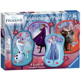 Disney Frozen 2 Four Large Shaped Puzzles