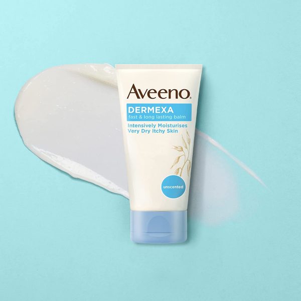 Aveeno Dermexa Fast and Long Lasting Balm, Intensely Moisturises and Soothes